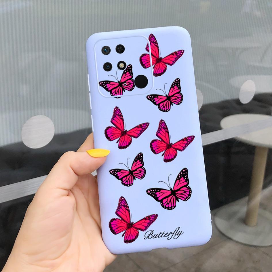 For Xiaomi Redmi 10C Phone Case New Popular Flower Painted TPU Cover For Xiaomi Redmi 10C 4G Bumper Redmi10C NFC 2022 Soft Funda