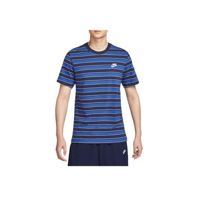 Club Casual Fashion Simple Versatile Striped Short Sleeve T-Shirt Men Tops HJ0551-451