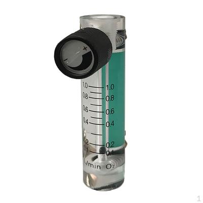 Durchflussmesser (0,1-1L bis 1-15LPM ) + Regelventil für Sauerstoff / Luft / Gas