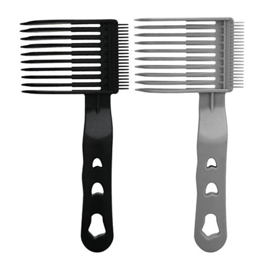 2Pcs Barber Fade Comb Professional Positioning Blending Curved Hair Clipper Comb Home Salon Hairdresser Men Hair Cutting Comb Barber