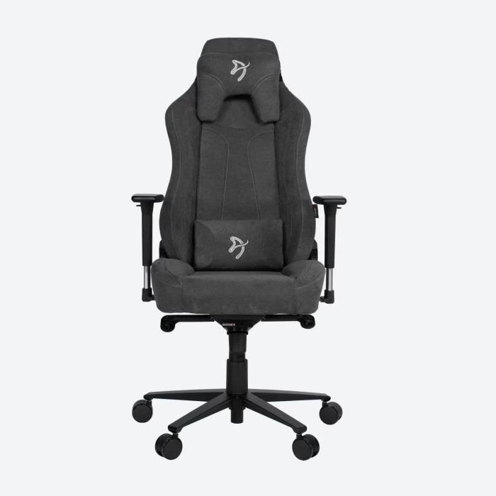 Fauteuil - AROZZI - Vernazza - Tissu doux et durable - Gris - Réglable en hauteur