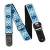 Guitar Strap Adjustable Length From 94 To 156CM Electric Guitar Bass Cotton Straps Embroidery Pattern Ukulele Strap Accessories