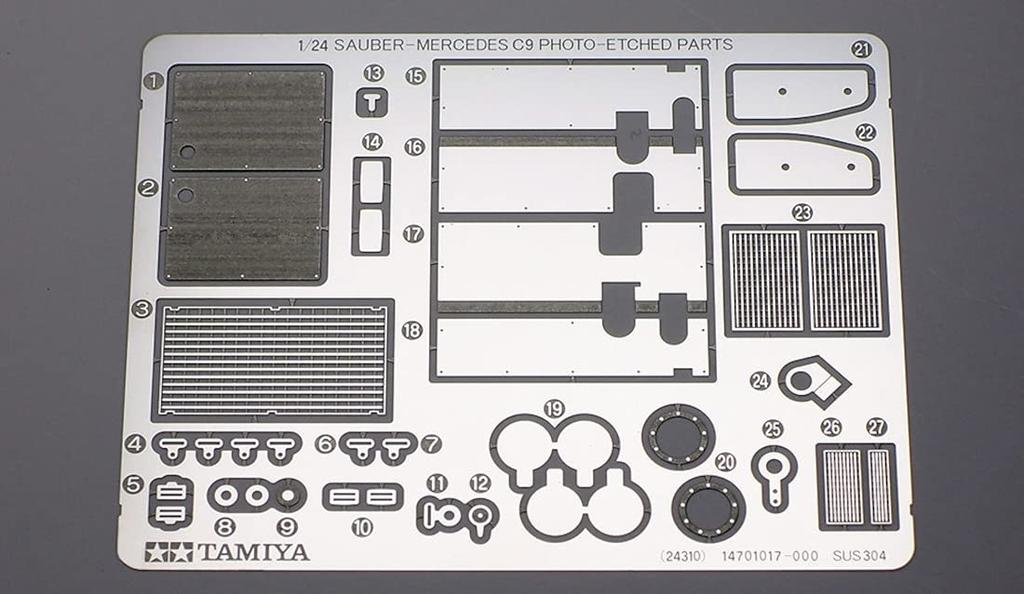 Tamiya Sports Car Series 1989 Sauber Mercedes C9 Plast Model 24359 1/24 No.359