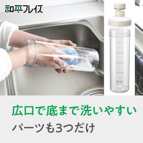 Wahei Phrases Water Bottle Mug Bottle Water Bottle 1L Clear Wide Mouth Scale Pitcher Cold Water Bottle Refrigerator Anywhere Bottle Clear Time RH-1744