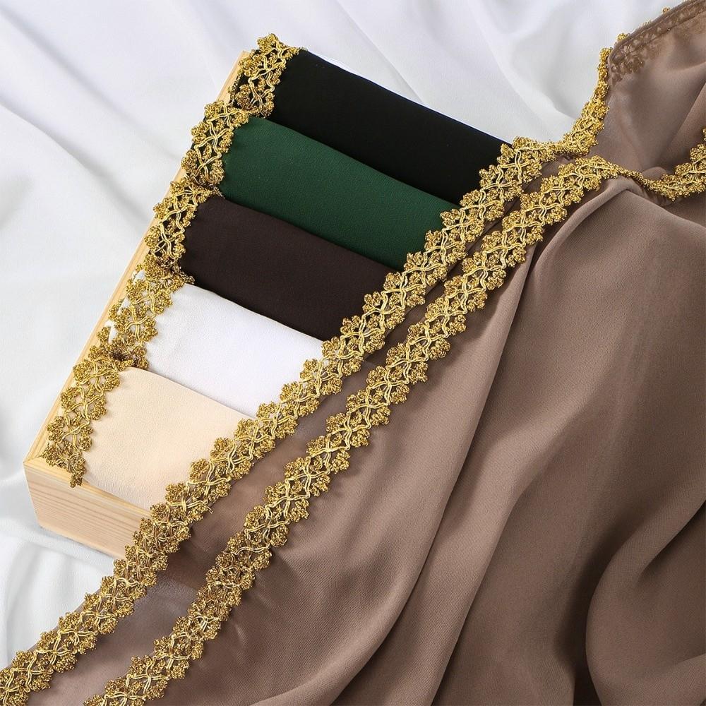 Chiffon Material Modest Covering Scarf Soft Breathable Shawl Wrap New Eid al-Fitr Hijab  Women Wear