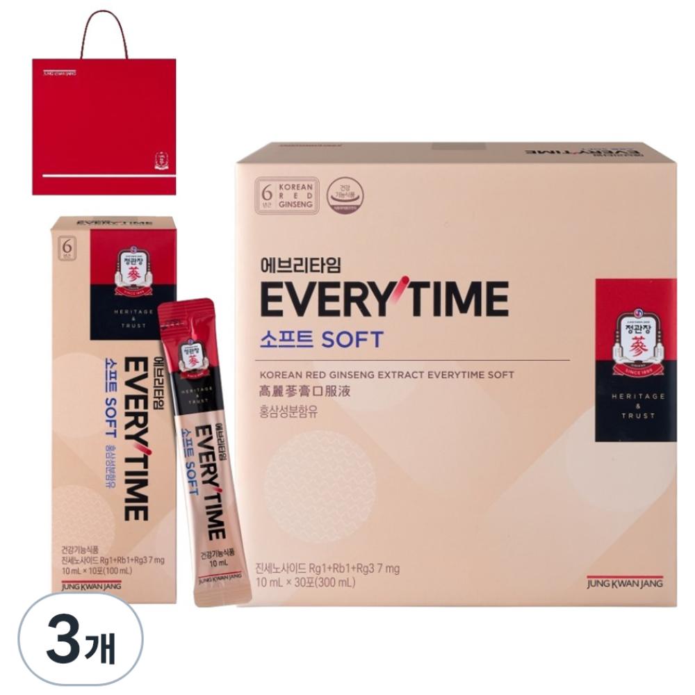 Everytime Soft 10ml X 30 Packets 300ml 3 Pcs
