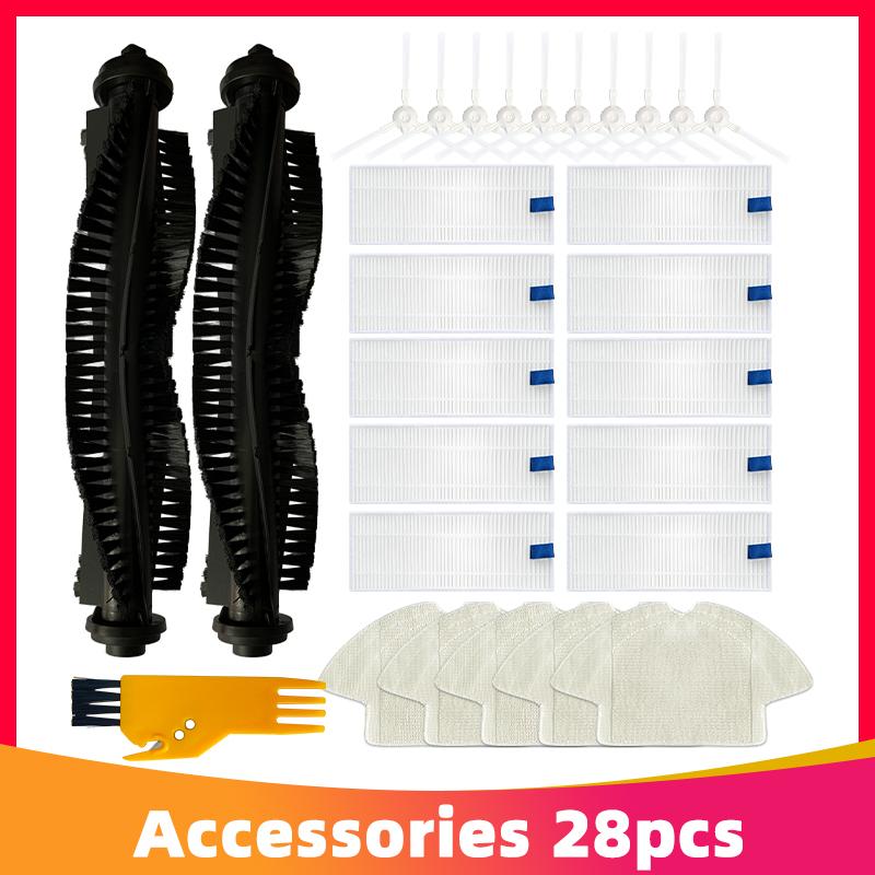 Fit For ( 360 S6 / Tefal Rowenta X-plorer 75 Serie Animal ) Main Side Brush Filter Mop Robot Vacuum Cleaner Spare Part Accessory