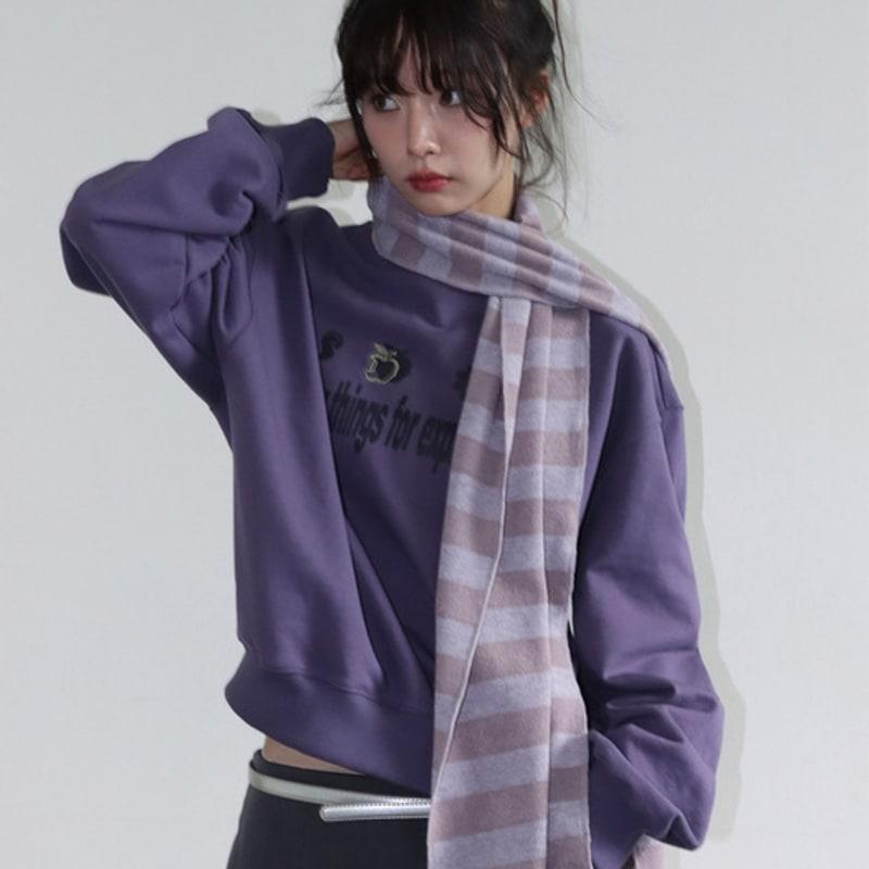 

ONSKA LONG KNIT MUFFLER (PURPLE) FREE