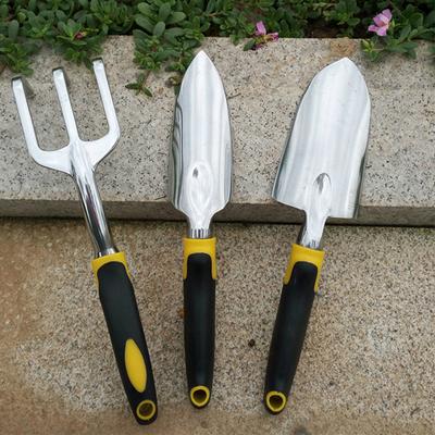 AIVY Gartengerät Aluminium Hand-Gartengeräte - Gartenschaufel - Handschaufel - Bodenlockerungs-Handrechen