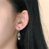 New Earrings for Women 925 Silver Color Star Geometric Entangle Zircon Earrings Fine Wedding Engagement Birthday Jewelry Gifts