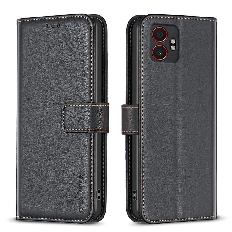 Leather Flip Wallet Case For Samsung Galaxy Xcover 7 Pro Xcover7 Pro SM-G766B G766W Cases Magnetic Card Slots Phone Cover Shell