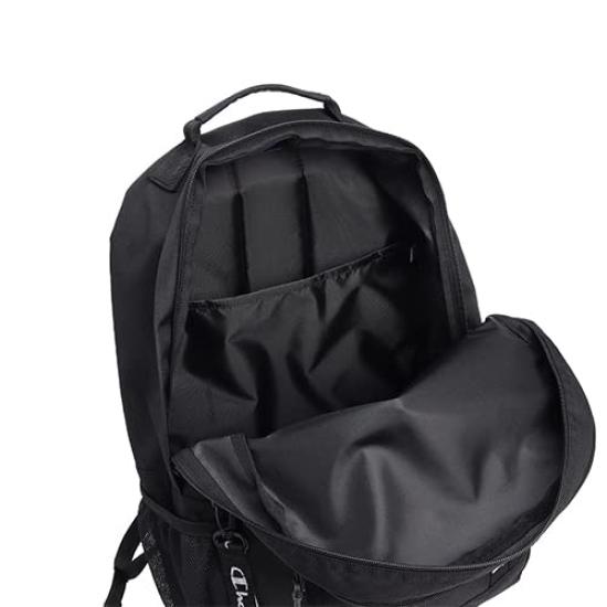 Carina Backpack 24L B4 Size Storage Large Capacity Black [Champion] No.67762 (Embroidery Black)