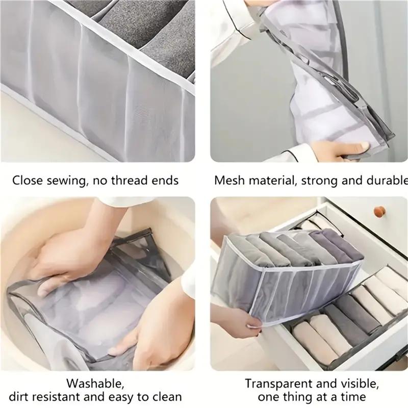 Closet Organizer for Underwear Socks Boxes Storage Wardrobe Bag Bra Clothing Pants Drawer Divider