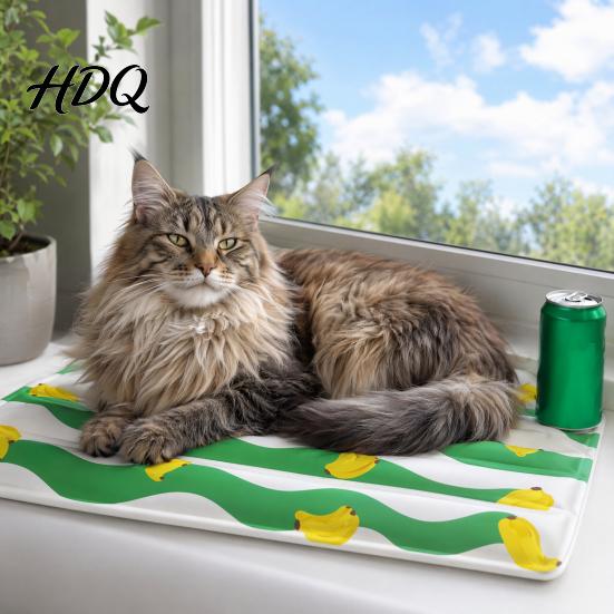 Wärmeableitende Haustierdecke Kühlende Gelmatte Wasserdichte Hundematte Bett Sommer