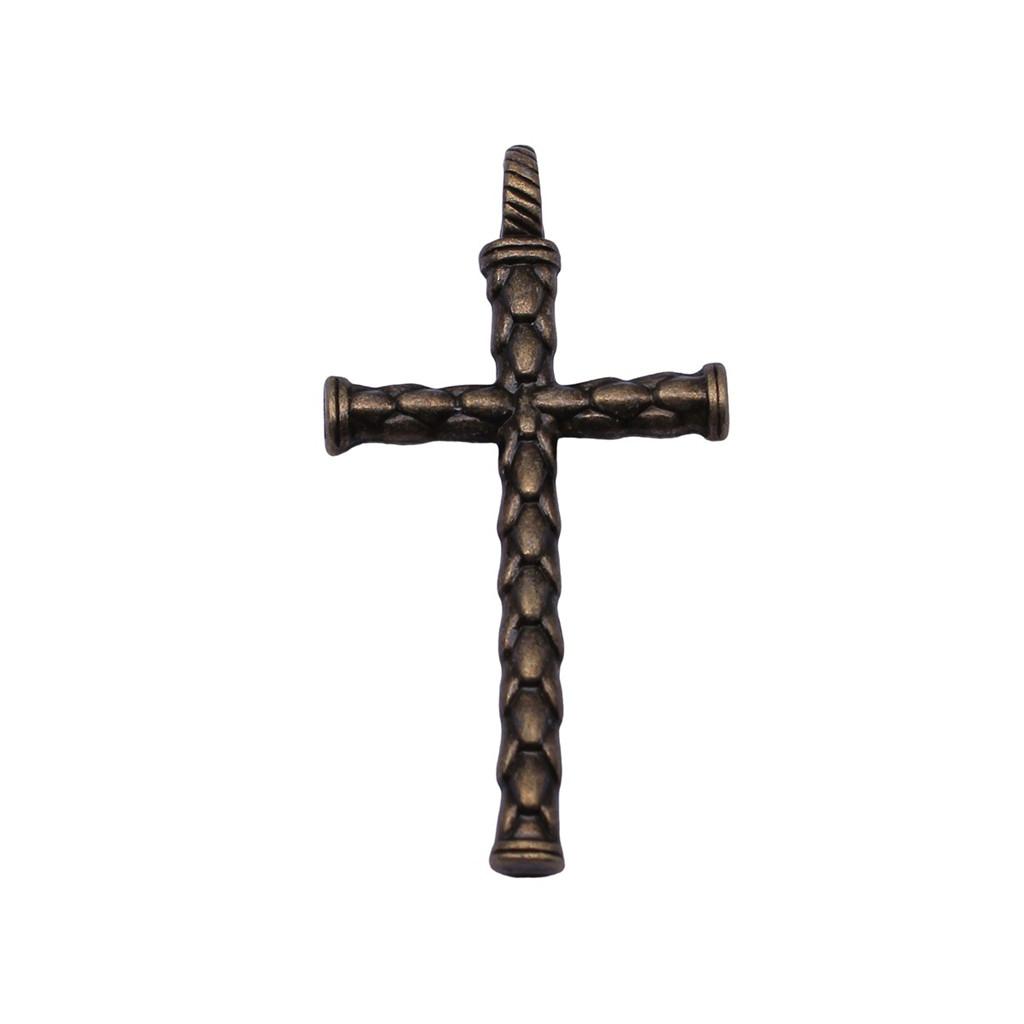 Hollow Cross Charms Multi Color Alloy Pendants For Gothic Christian Jewelry Accessories