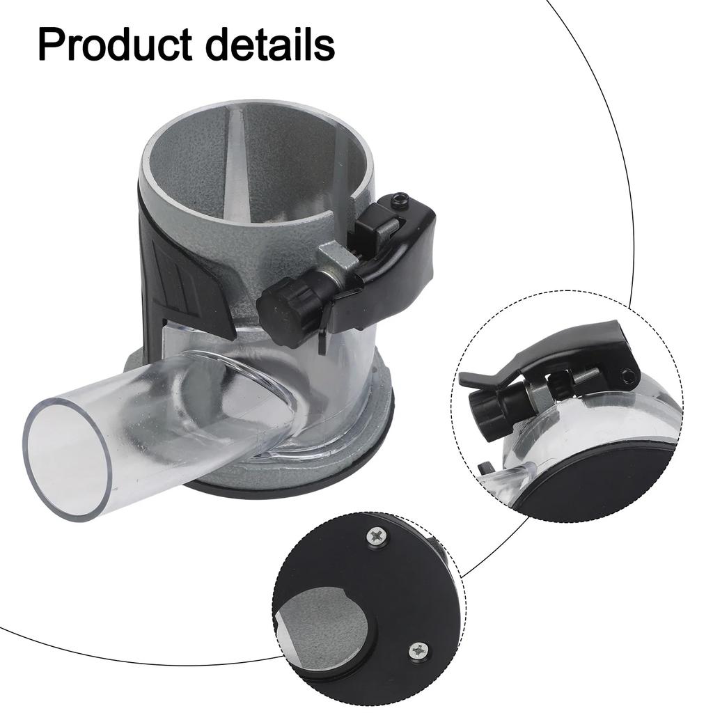 For Home Workshop Trimming Machine Milling Stand Milling Stand Aluminum Alloy Clamping Diameter 65MM Efficient Base Locking