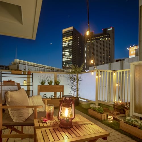 Takasho Solar Light Outdoor Light Classic Lumiere Lantern Terracotta Terracotta Indirect Lighting Waterproof Retro Light Steel Glass Polypropylene LGS