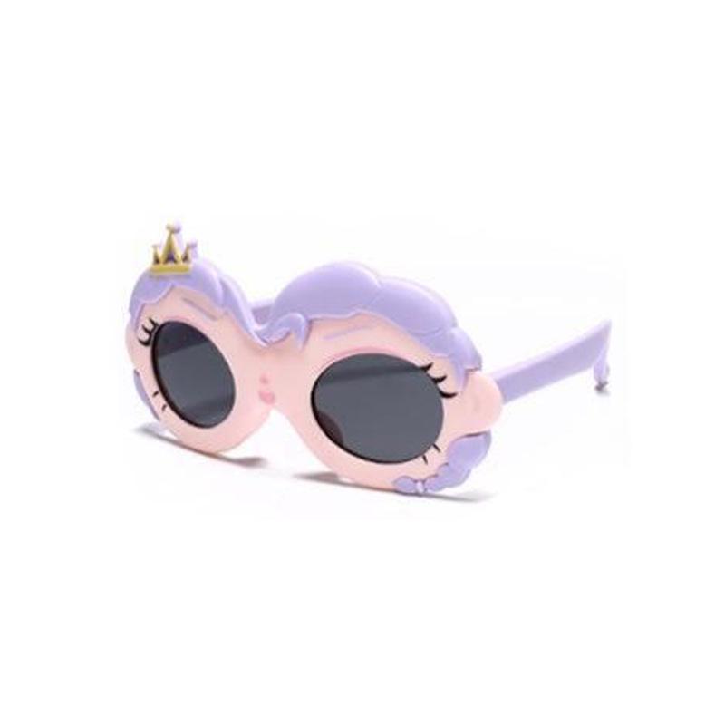 New Polarized Silicone Sunglasses for Kids - Cute Cartoon Design with UV Protection, Ideal for Outdoor Travel and Photography.