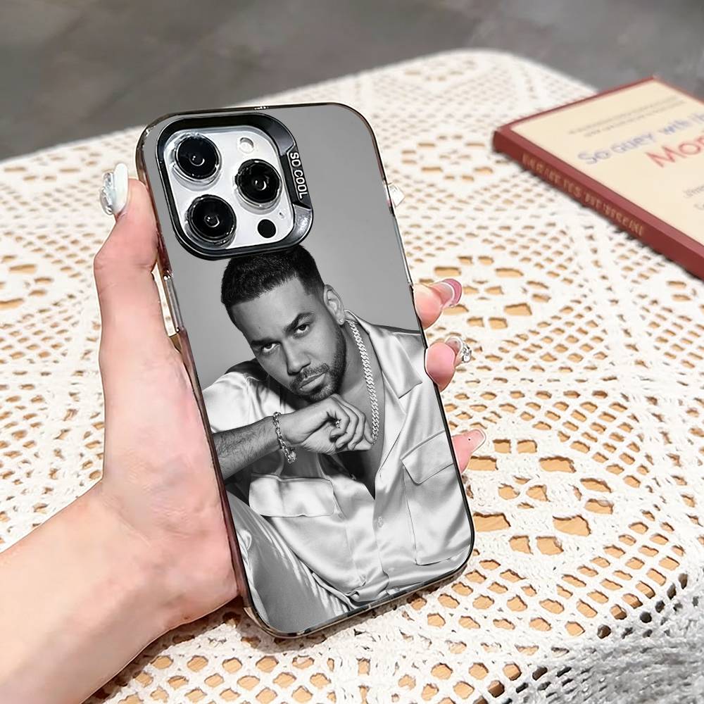 Singer Romeo Santos Phone Case For iPhone 17,16,15,14,13,12,11 Plus,Pro Max,XS,Colored silver phone case iPhone14Pro