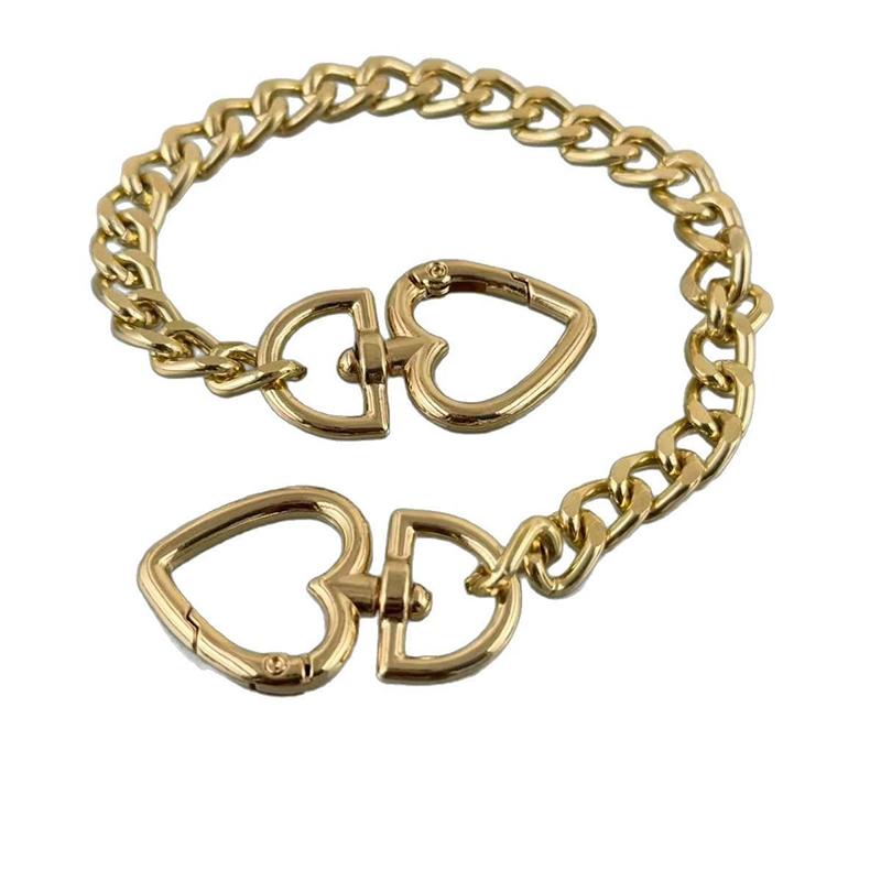 

Антикварная 32 см цепочка-удлинитель для сумки, цепочка-замена для ручки сумки, кошелек, фурнитура для DIY аксессуаров золотой