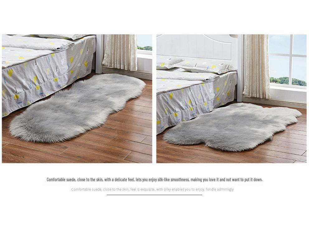 Exclusive Wear-Resistant Australian Sheepskin Carpet for Bedroom & Living Room