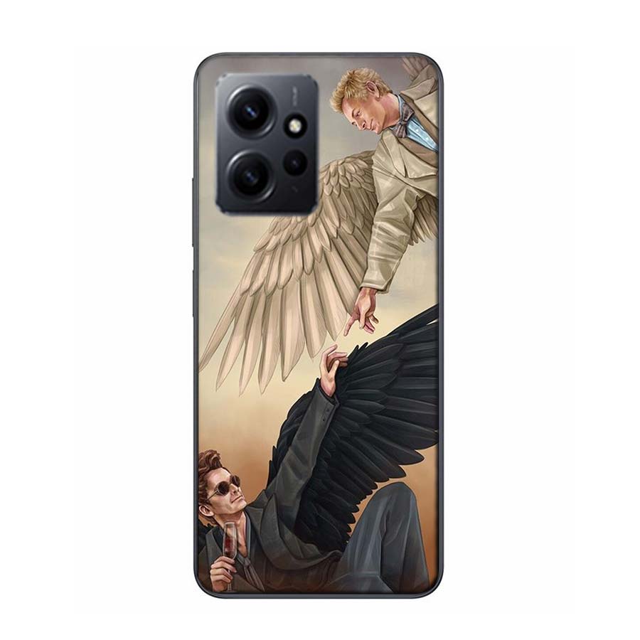 

Good Omens TV Phone Case For Redmi Note 14 15 Pro 5G 13 12 Pro Plus 11 11T 11E 11S 10 Pro 10S 9 9S Cover Cell Clear TPU Capa Com Redmi Note 11T 5G