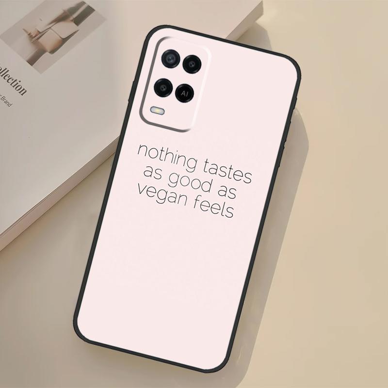 Vegan Inspiration Case For Oppo A94 A74 A54 A80 A60 A40 A18 A38 A58 A78 A98 A96 A76 A16 A15 A17 A57 A77 A5 Pro