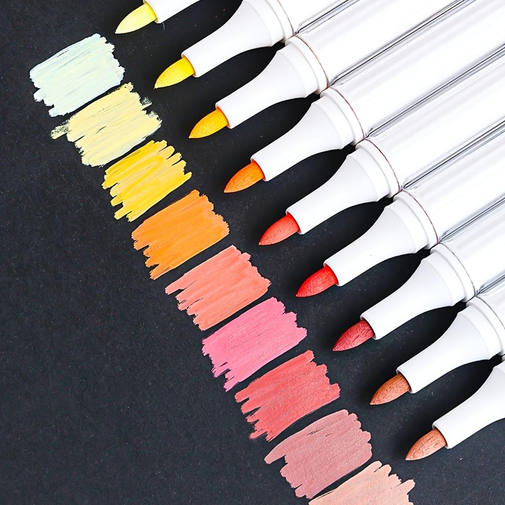 9pcs Opaque Stackable Acrylic Markers,Soft Tip Paint Pens for Rock, Canvas & Art, , Suitable for Christmas Gift Giving