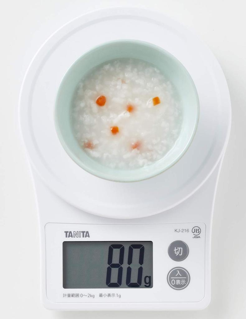 Tanita Cooking Scale Kitchen Scale Cooking Digital 2kg 1g Units 1 Second Startup 1 Second Measurement White WH Instant and Accurate Measurement KJ-216