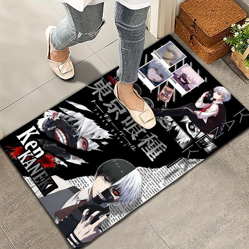 Tokyo Ghoul Teppich Teppich für Wohnzimmer Schlafzimmer Zuhause Sofa Dekoration Kinder Spielen Rutschfeste Bodenmatte