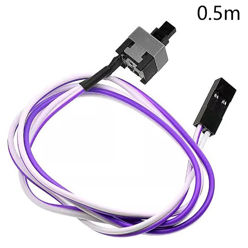 

Кабель для сброса питания компьютера, кабель материнской платы ПК и кнопочный переключатель, замена сломанного кабеля выключателя питания