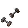 Dumbbell & Kettlebell Set for Men's & Women's Home Fitness, Six-Sided Rubber-Coated Weights for Arm Muscle Training