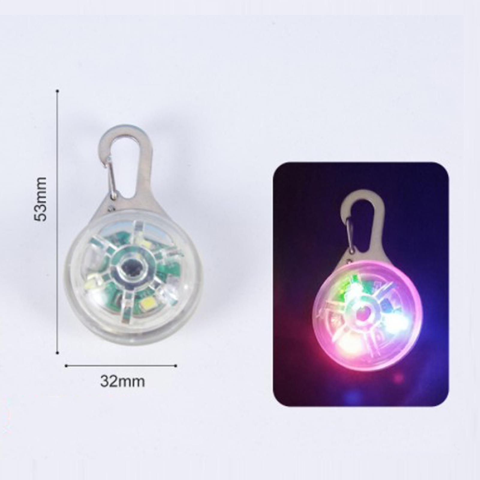 

Пристегивающийся светящийся светодиодный ошейник для собак, цветной предупреждающий световой сигнал для улицы, пряжка для питомца