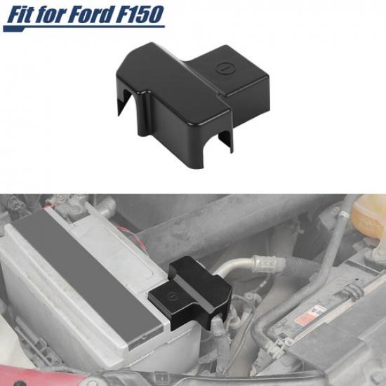 Hood Engine Battery Negative Protective Cover Cap for Ford F150 2015-20 BLack
