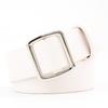 Needle-Free Perforated Silver Buckle Simple Jeans Belt Women'S Design Belt Women