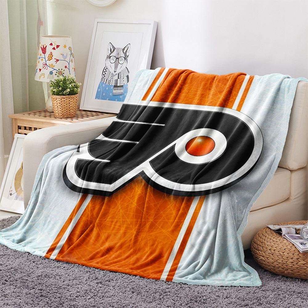 Philadelphia Flyers Flannel Blanket, High quality Comfortable for All Seasons, Home Decor, Warmth and Comfort