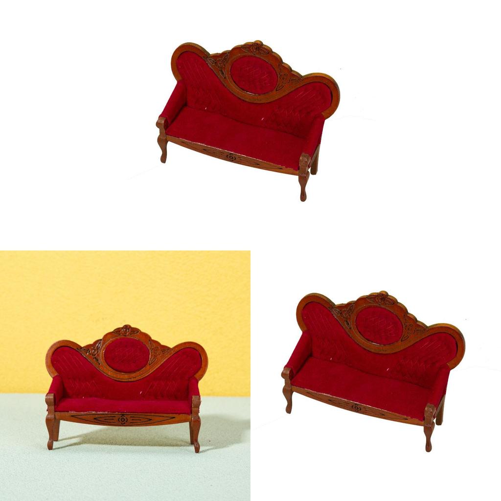 Wooden Dollhouse Miniature Furniture Set For Diy Collectors Home Decor