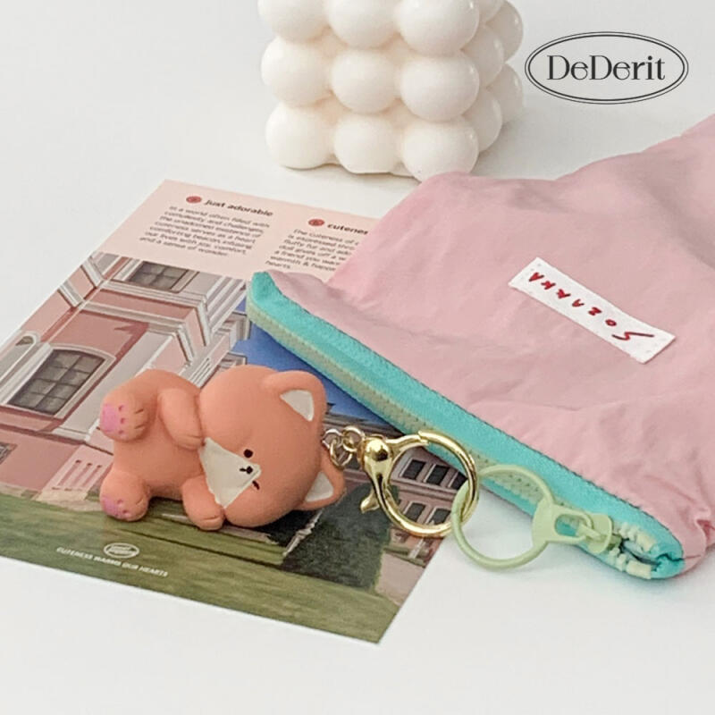 Cat Ball Magnet Doll Bag Keychain Bag Couple Keyring