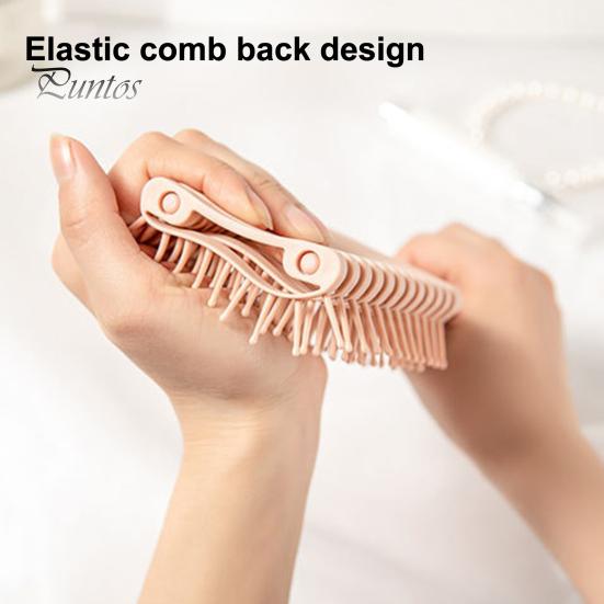 Curly Hair Brush for Women, Scalp Massage Vented Paddle Anti-static Brush, Detangling Styling with Ergonomic Handle Portable