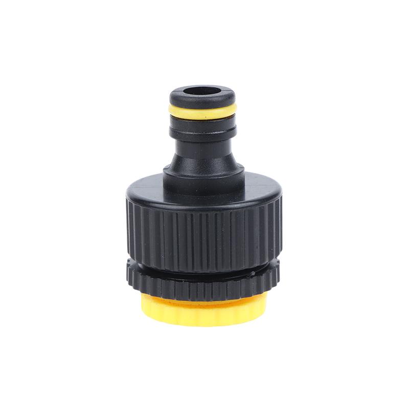 1/2" 3/4" 1 Inch Thread Quick Connector Garden Irrigation Hose Quick Coupling Plastic Watering Pipe Quick Connector Fittings