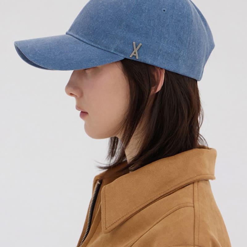 

VARZAR VA Stud Pigment Ball Cap Blue FREE