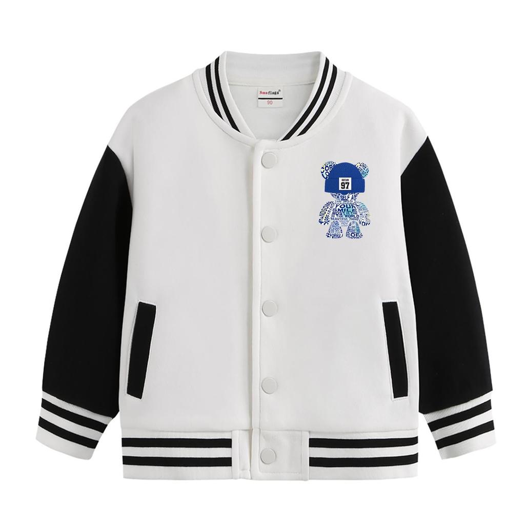 Neue amerikanische Baseballjacke für Jungen (Frühling & Herbst 2026)