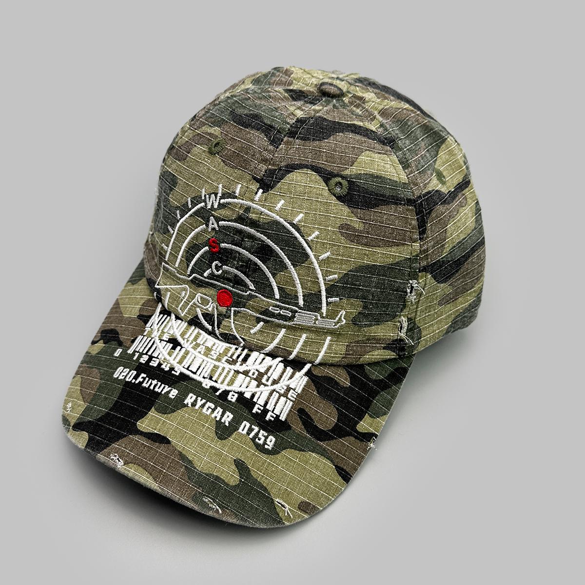 

Bull S-Eye Cross Embroidery Baseball Hats New Unisex Broken Style Sunshade Personal Versatile Street Fashion Hip Hop Peaked Caps 52-60cm