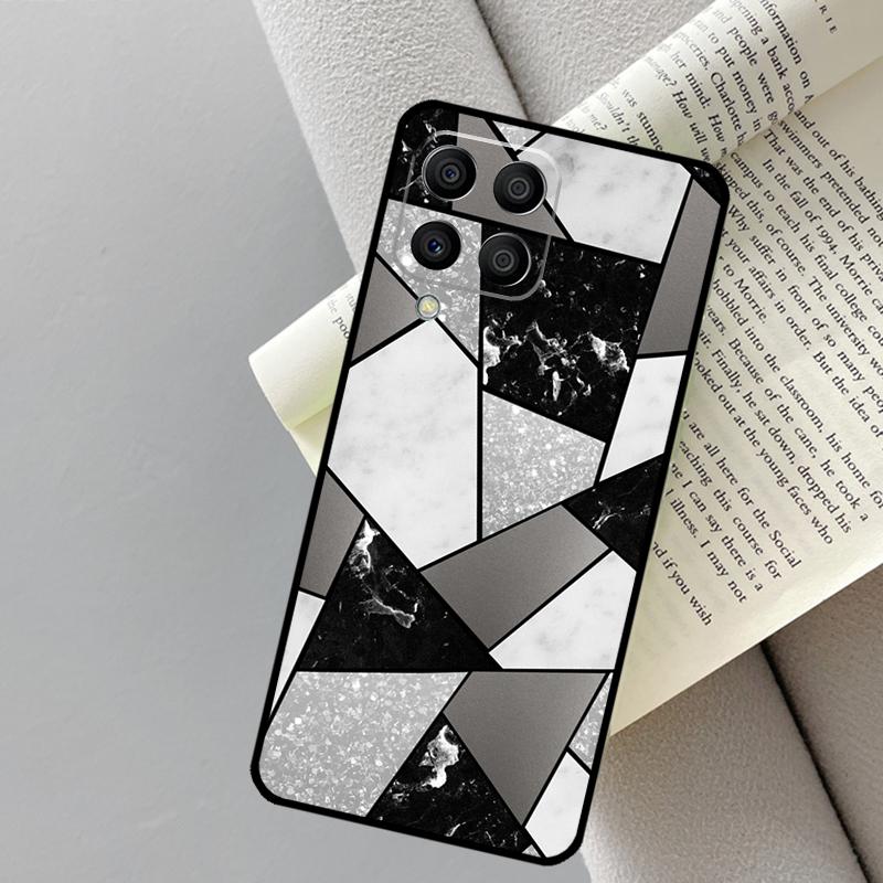 Marble Geometric Art For Samsung Galaxy M35 M21 M16 M06 M33 M13 M53 M11 M31 M55 M15 M14 M34 M54 M12 M32 M52 Case