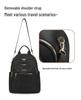 Women's Lightweight Travel Backpack - Large Capacity, Diamond Lattice Design