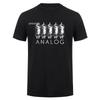 Analog Vacuum Tube TShirt for Radio and Amp Collectors Funny Electron Valve Lover T Shirts Summer Streetwear Gifts HJ057