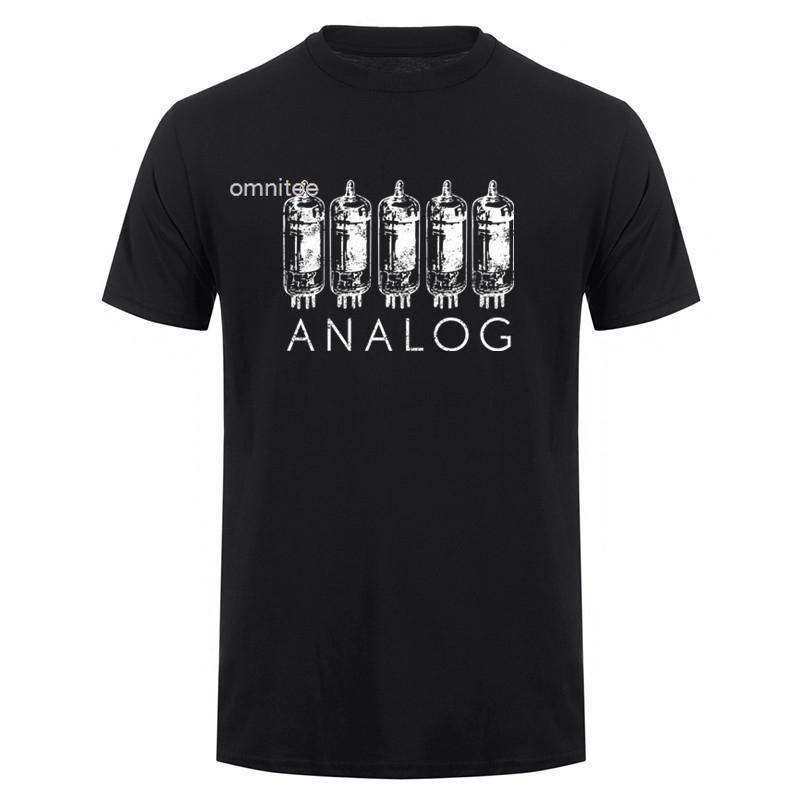Analog Vacuum Tube TShirt for Radio and Amp Collectors Funny Electron Valve Lover T Shirts Summer Streetwear Gifts HJ057
