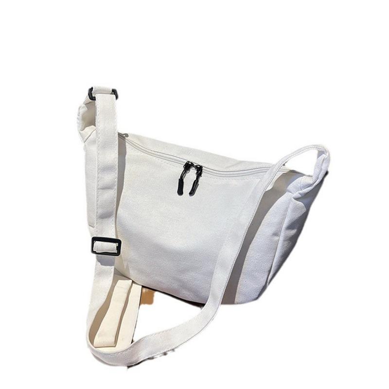 Bags Women's New Trendy Crossbody Versatile One Shoulder Student Large Capacity Canvas Bag