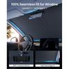 REEVAA 2025 Upgraded Tesla Model 3 Highland Sunshade Windshield [Tailored Fit, 99% Sun Protection] Foldable And Easy-Use Sunshade Accessories With