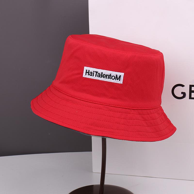 Spring New Letter Fisherman Hat Children Wide Brim Sunshade Sunscreen Hat Showing Face Small Leisure Beach Basin Hat